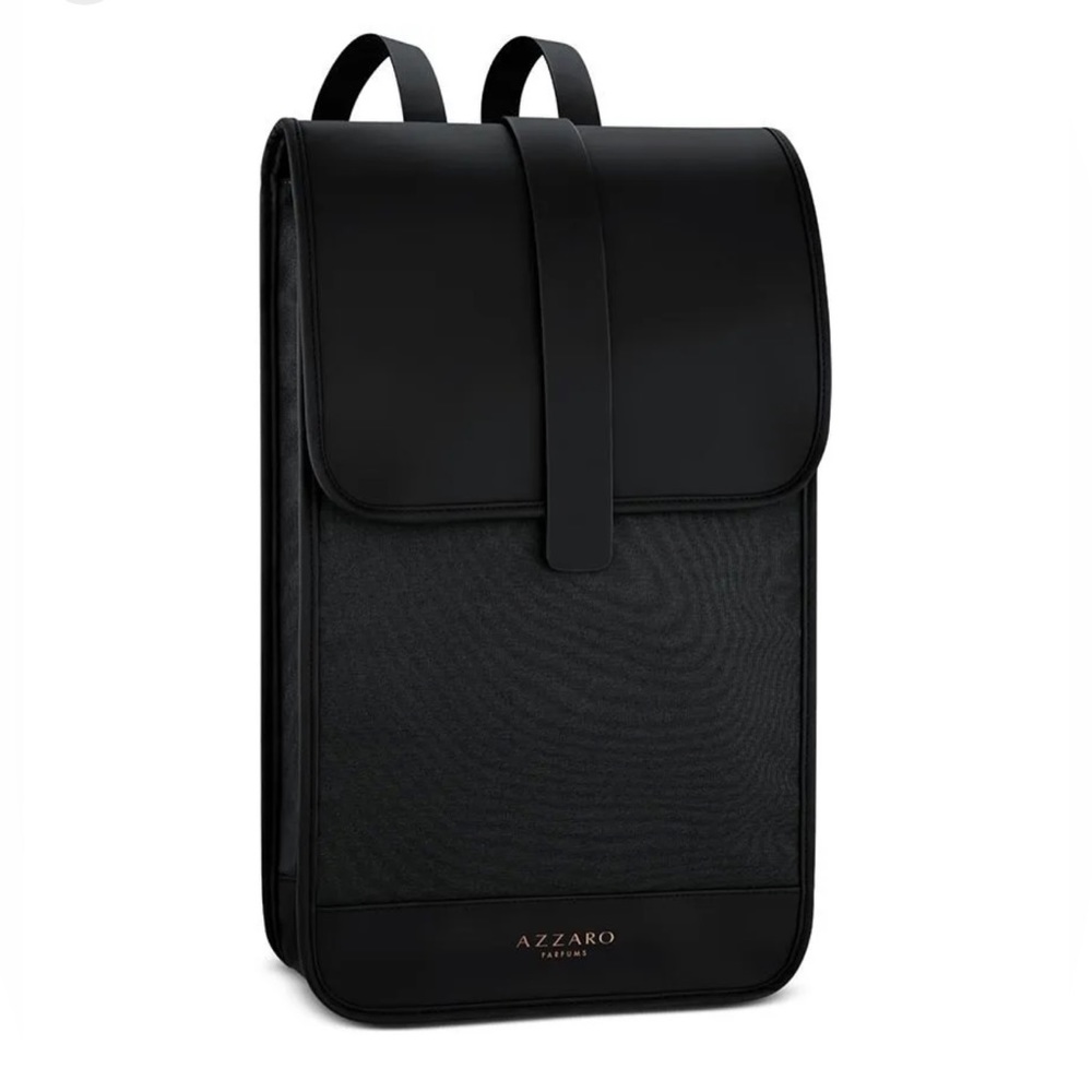 Azzaro Men Backpack Travel Bag Limited Edition Black
